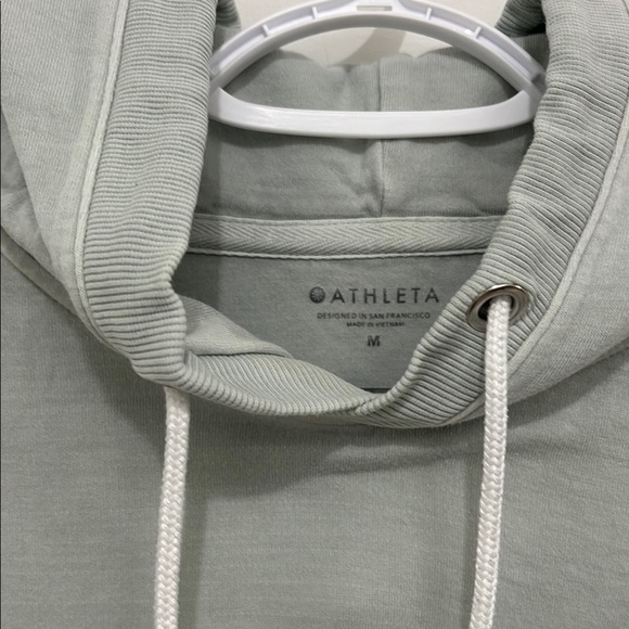 ATHLETA Men's Gray Hoodie Sweater - Picture 2 of 3